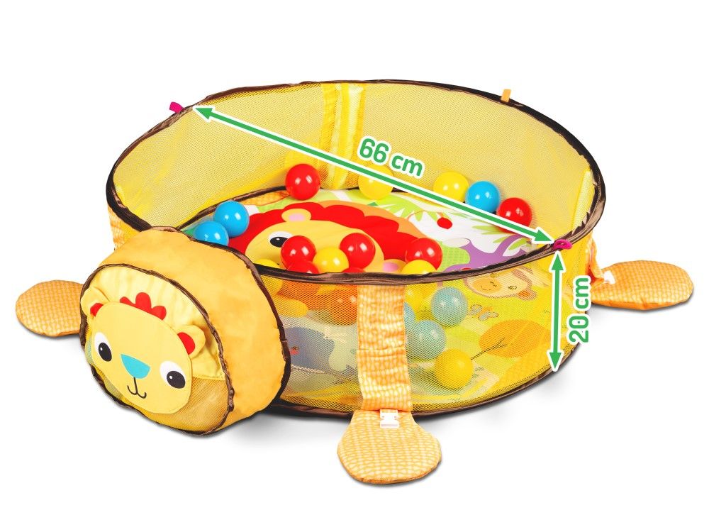 Kinderspieldecke  77 x 77 x 53cm SASHA JUNIOR Ecotoys